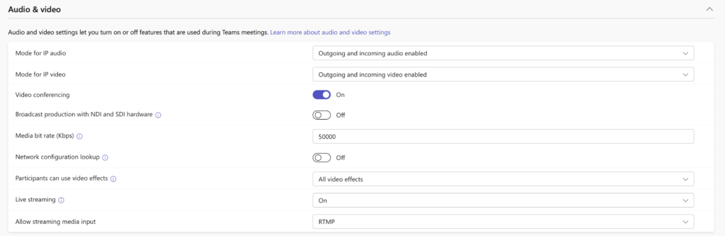 Ms Teams Admin Console - Policy Edition